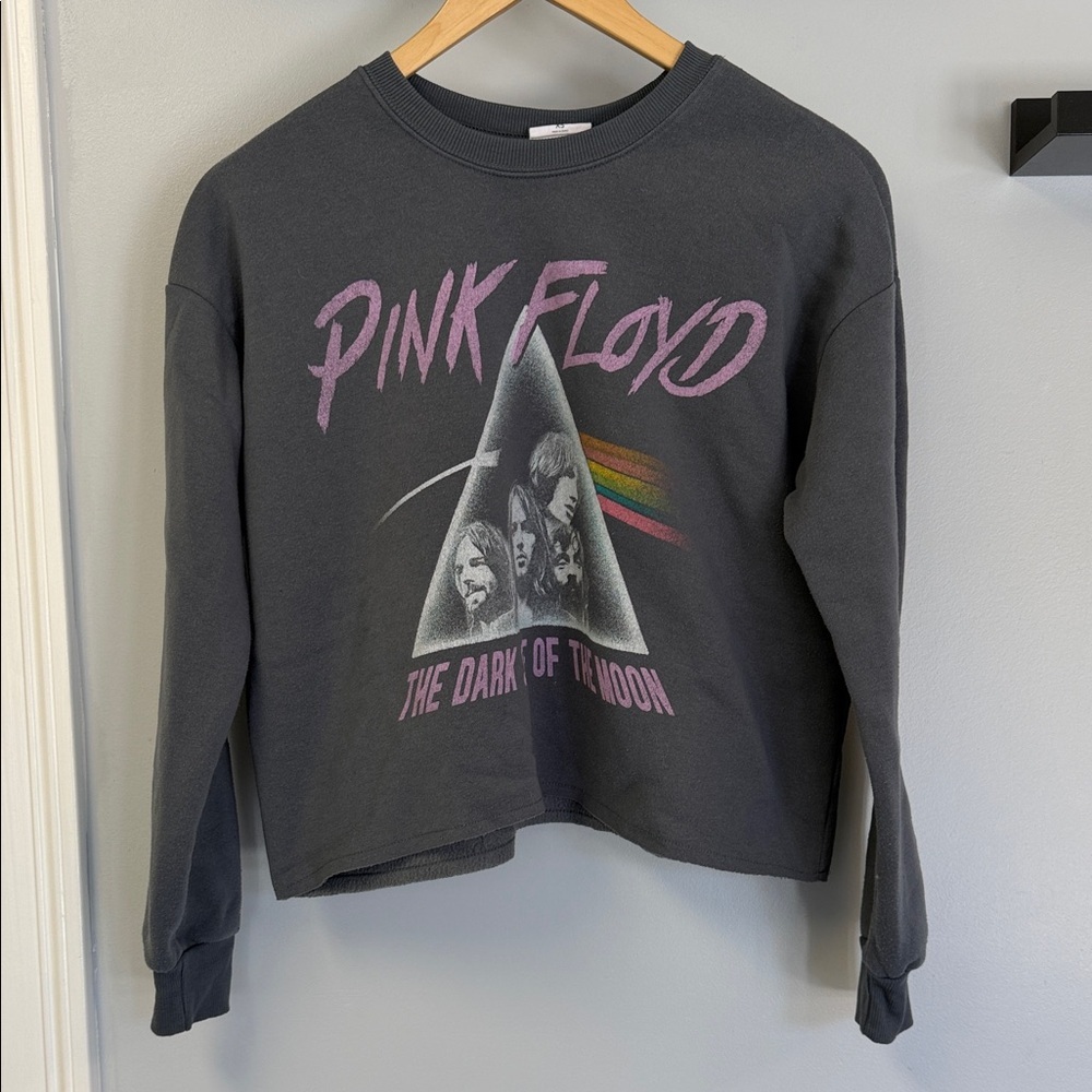 Pink Floyd Cropped Crew Neck